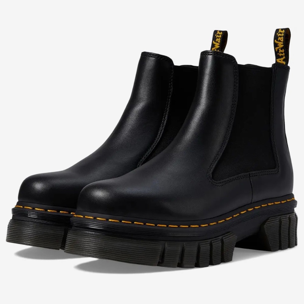NWT Dr. Martens Audrick Chelsea Black Leather Boots Sz 8 - Picture 11 of 11